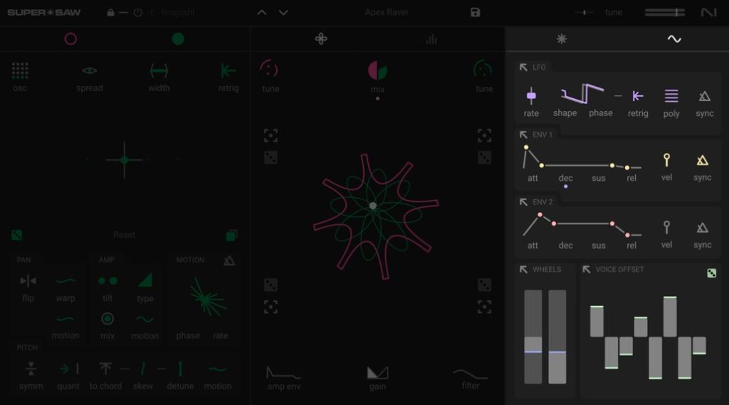 Native Instruments SuperStarSaw - GUI2