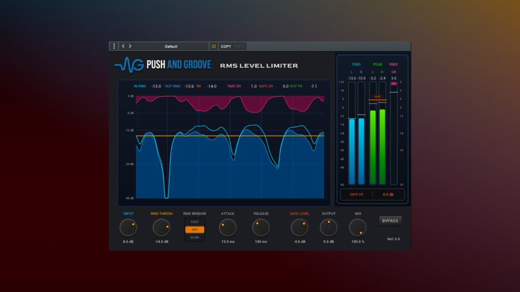 Push & Groove RMS Level Limiter - vignette