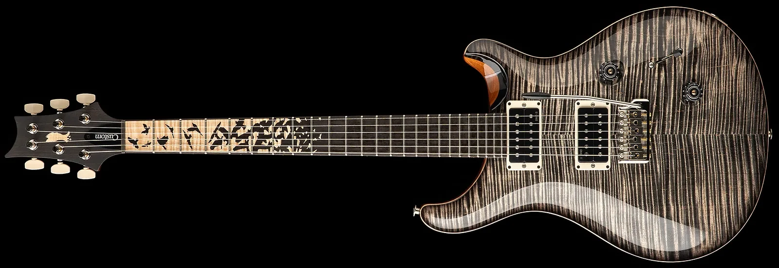 PRS Custom24 "Birds of a feather" Limited Edition / Charcoal Microburst