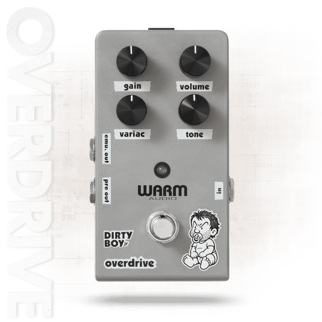 Warm Audio Dirty Boy Jr. FX Pedals - Dirty Boy Jr. Overdrive Preamp / face avant