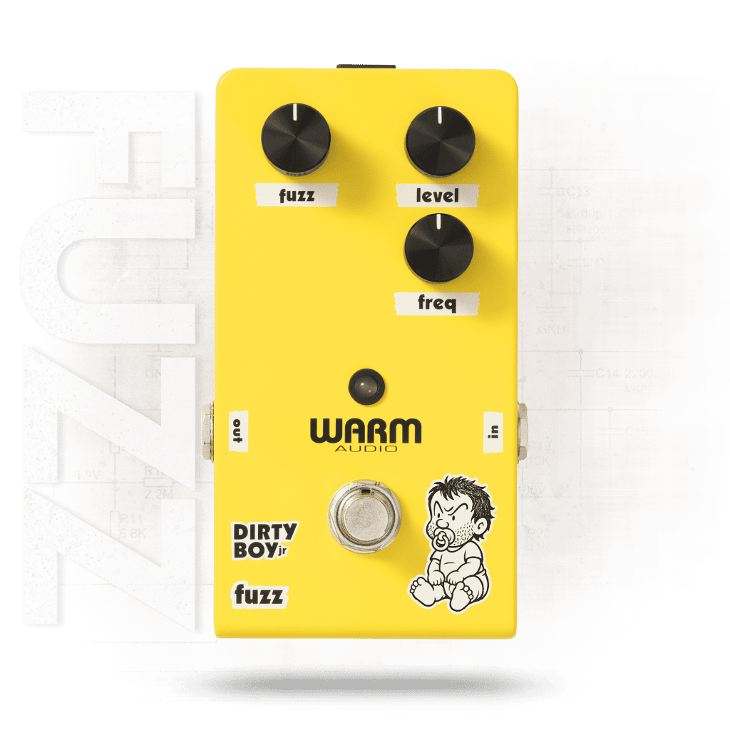 Warm Audio Dirty Boy Jr. FX Pedals - Dirty Boy Jr. Fuzz / face avant