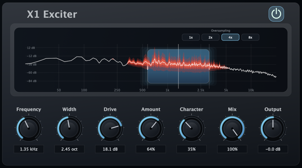Parish Audio X1 Exciter - GUI