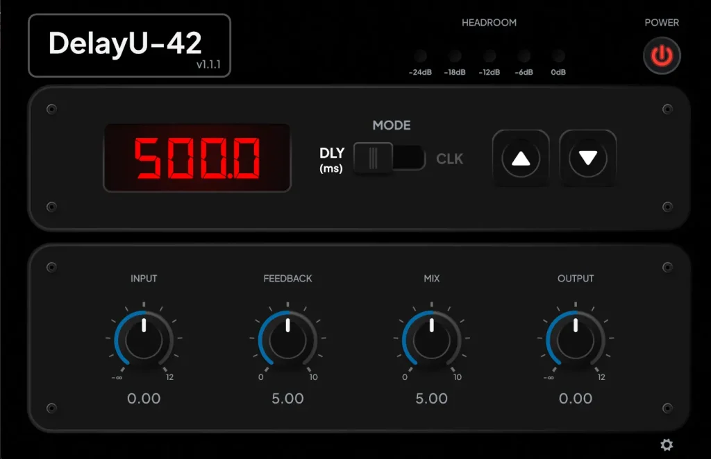 MKS Mixing DelayU-42 - GUI