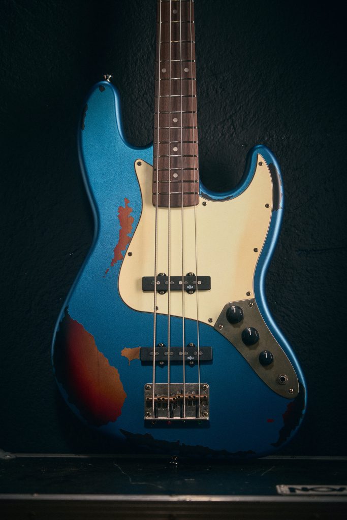 JB-62 / Lake Placid Blue over 3-Tone Sunburst