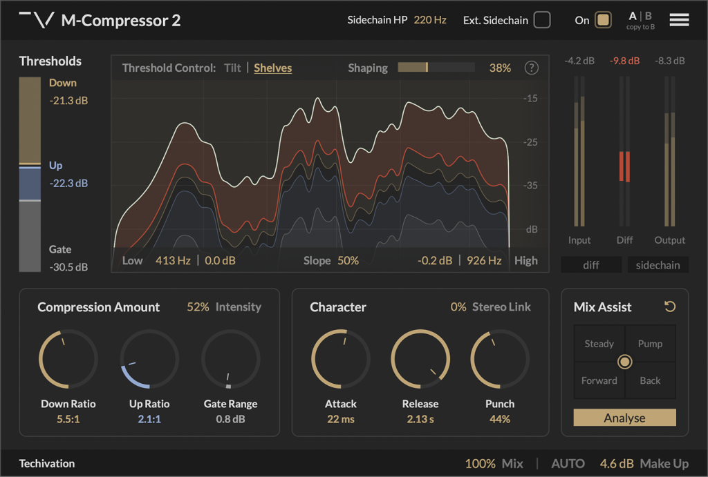 Techivation M-Compressor 2 - GUI
