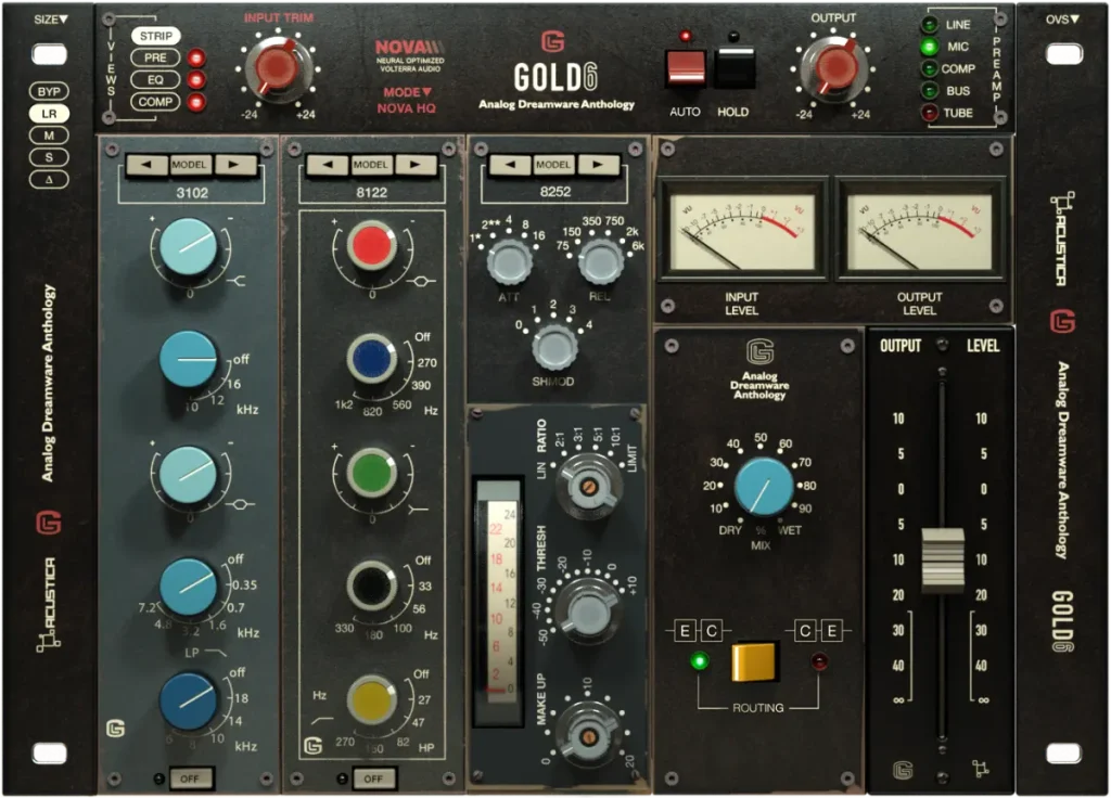 Acustica Audio Gold 6 / Channel Strip
