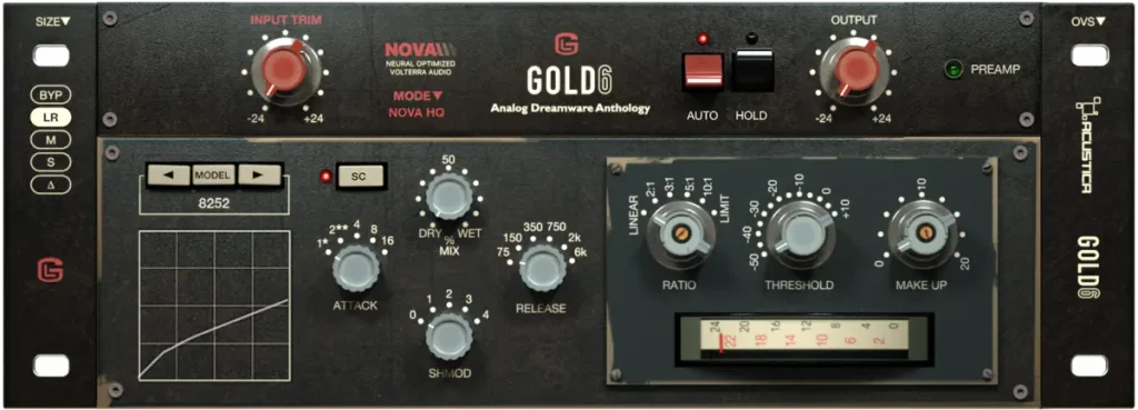 Acustica Audio Gold 6 / Compresseur