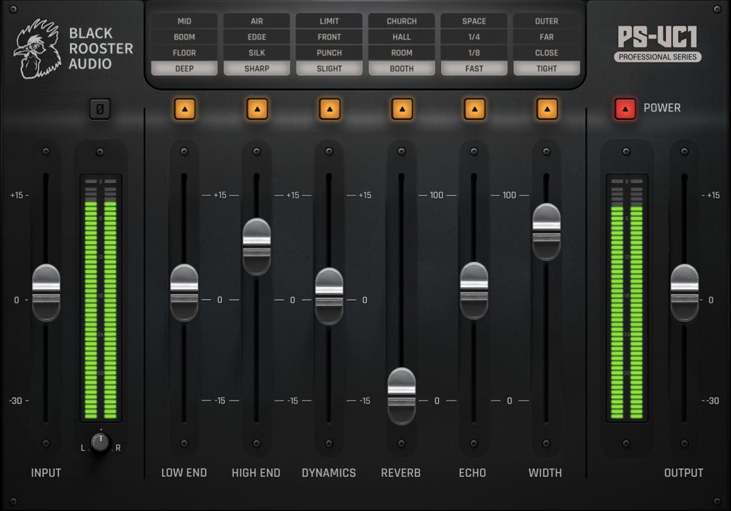 Black Rooster Audio PS-VC1 - GUI