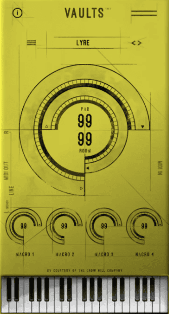 The Crow Hill Company Vaults Lyre - GUI