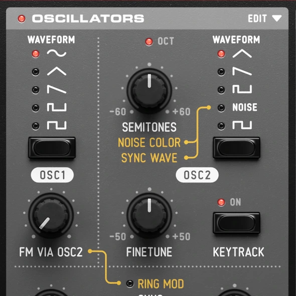 Disco DSP Discovery Pro 9.0 / oscillateurs