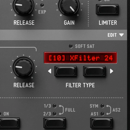 Disco DSP Discovery Pro 9.0 / filtres