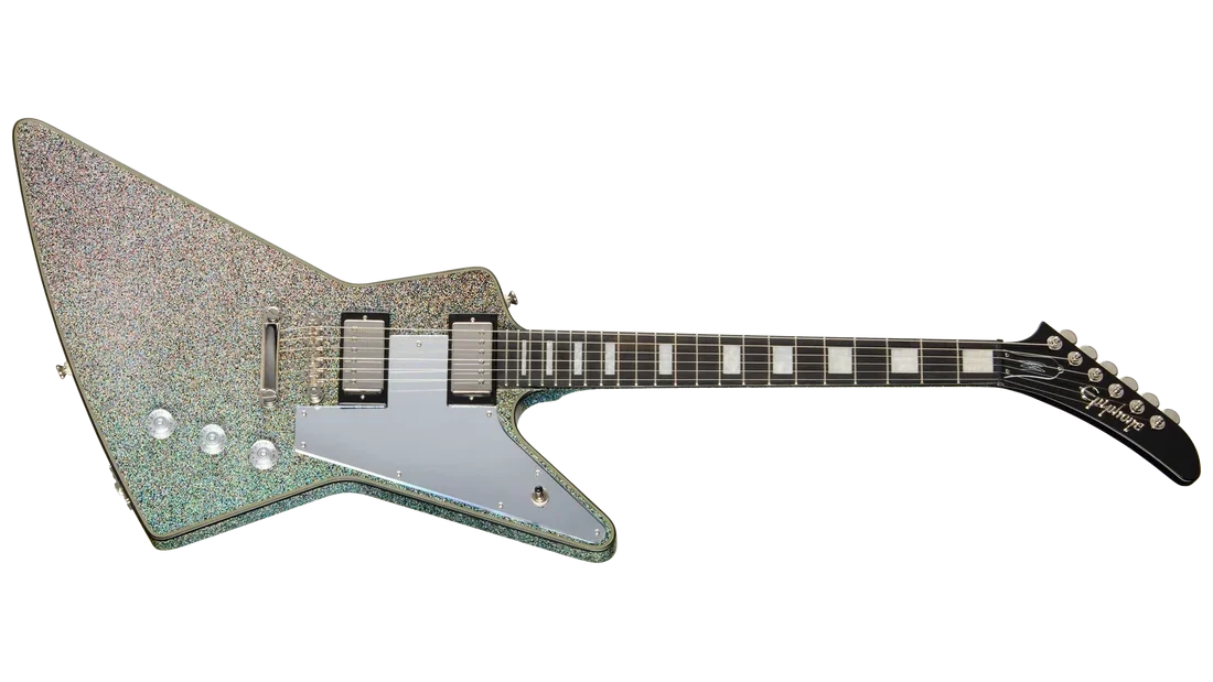 Epiphone Lzzy Hale Explorer Custom / Black Diamond Holographic Sparkle