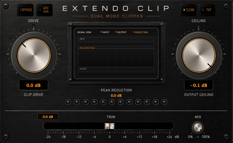 Extendo Audio Extendo Clip - GUI
