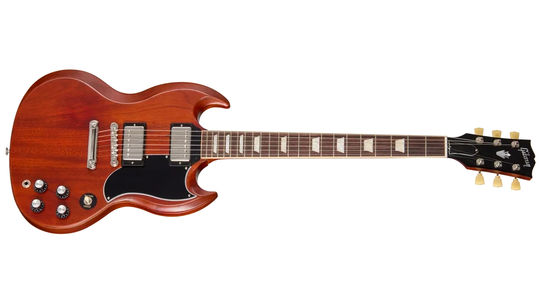 Gibson SG Standard '61 Faded / Faded Vintage Cherry - face avant