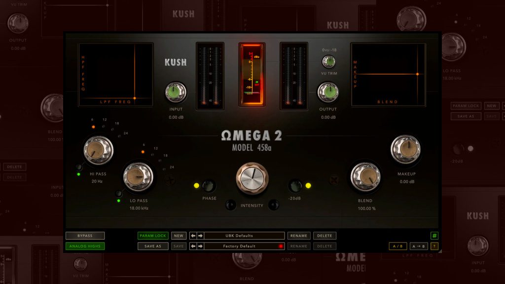 Kush Audio Omega 2 Model 458A - Vignette