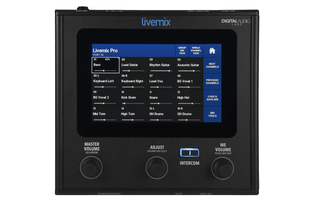 Digital Audio Labs Livemix PRO - vue de face