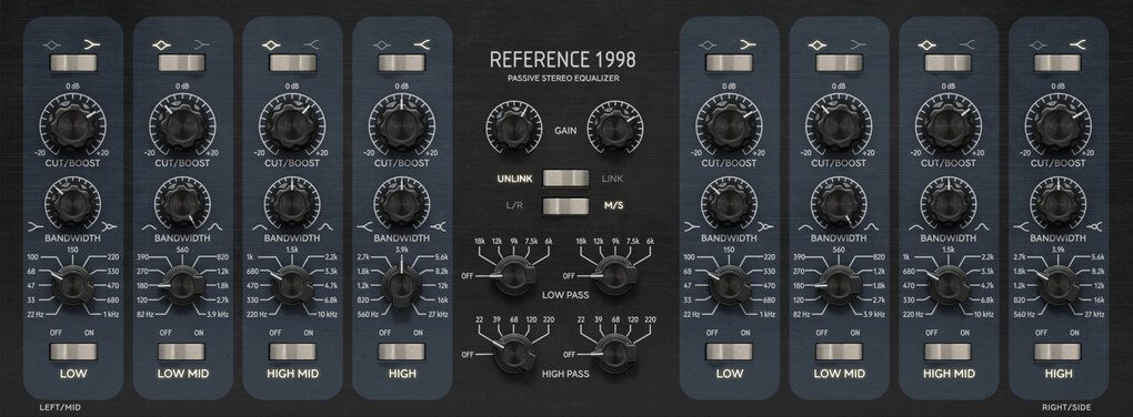 Softube Reference 1998 Equalizer / GUI