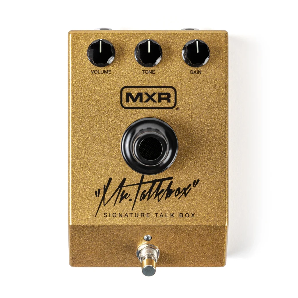MXR "Mr. Talkbox" Signature Talk Box / Gold - face supérieure