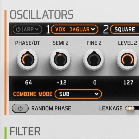 Disco DSP Corona 7 - oscillateurs
