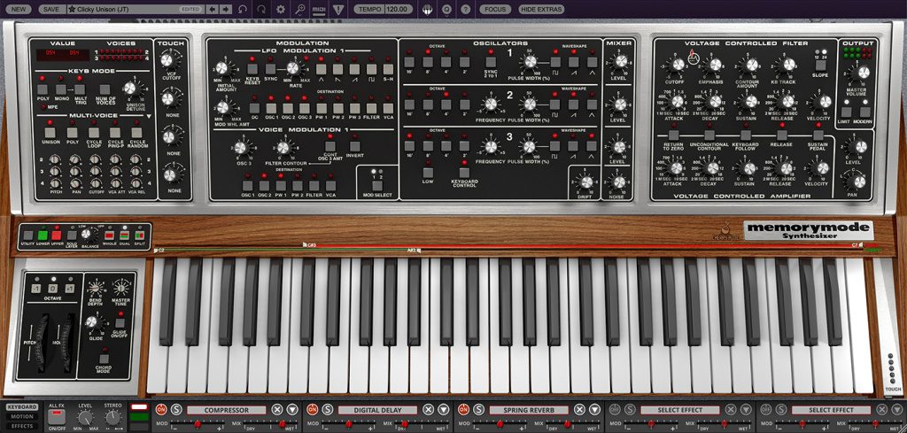 Cherry Audio Memorymode 2 - GUI 1