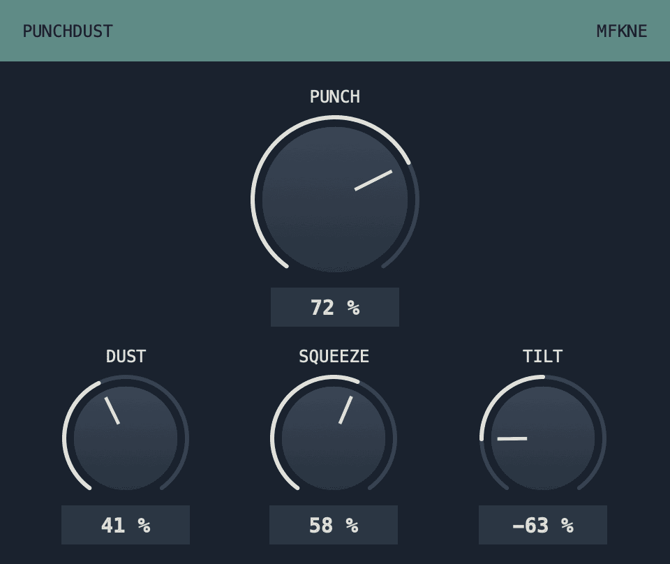 MFKNE PunchDust - GUI