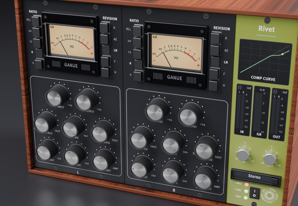 Ganue Audio Rivet - 3D
