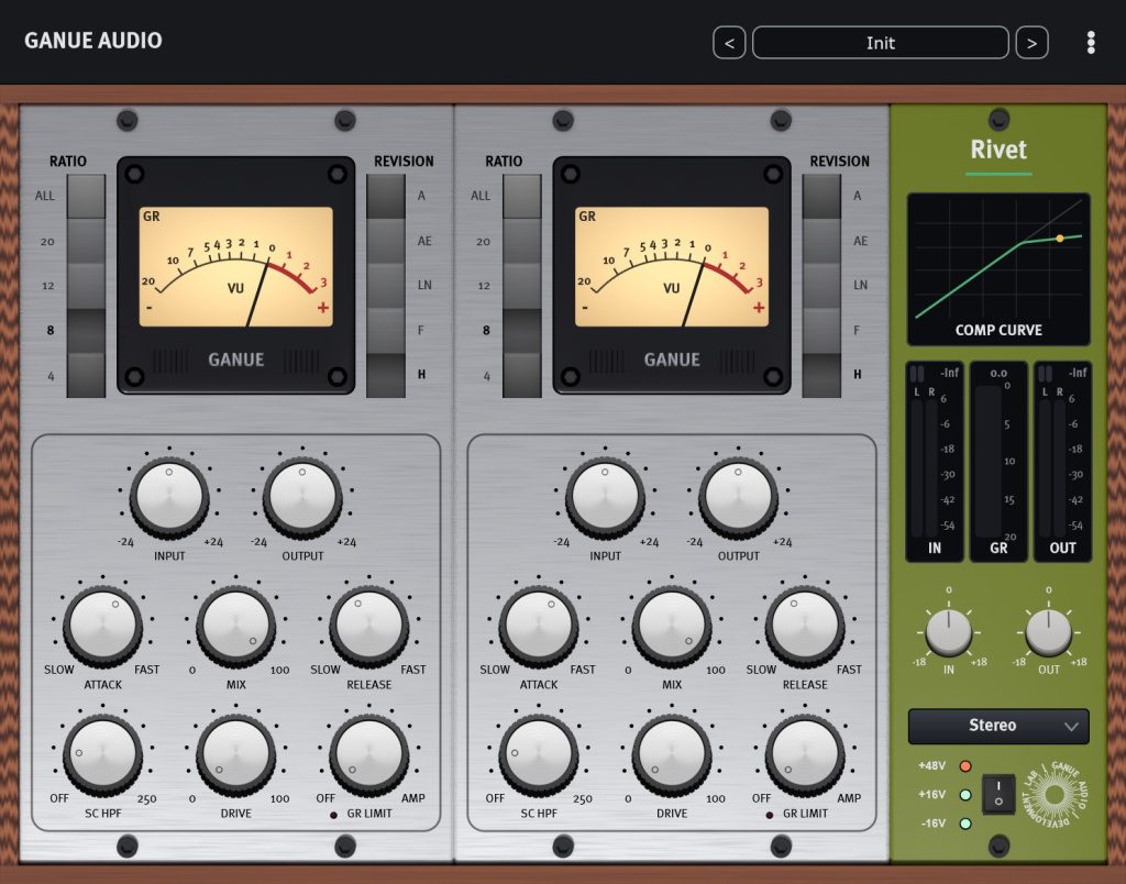 Ganue Audio Rivet - GUI