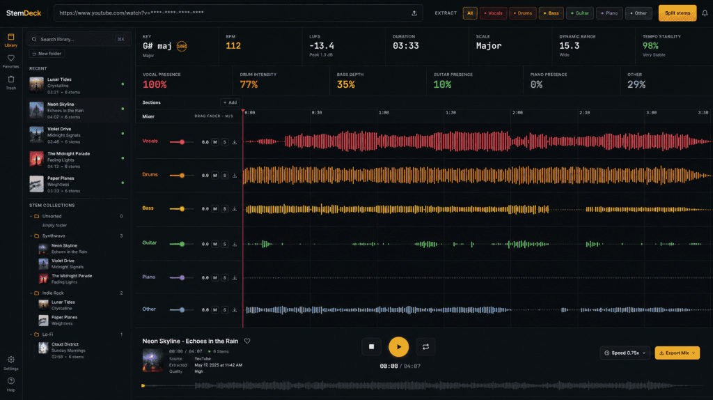 Thales Pereira StemDeck - GUI