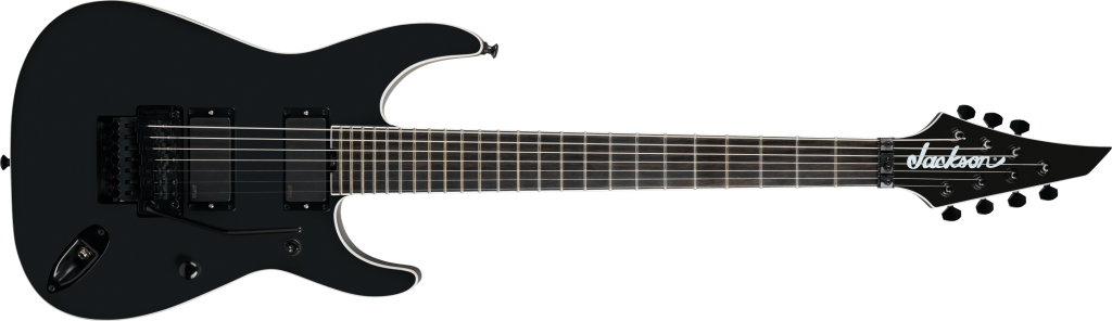 Jackson Pro Series Signature Chris Rörland SL7 Soloist / Satin Black - vue de face