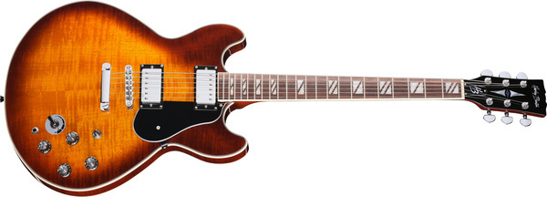 Harley Benton HB-35Plus Rotary / Vintage Sunburst - vue de face