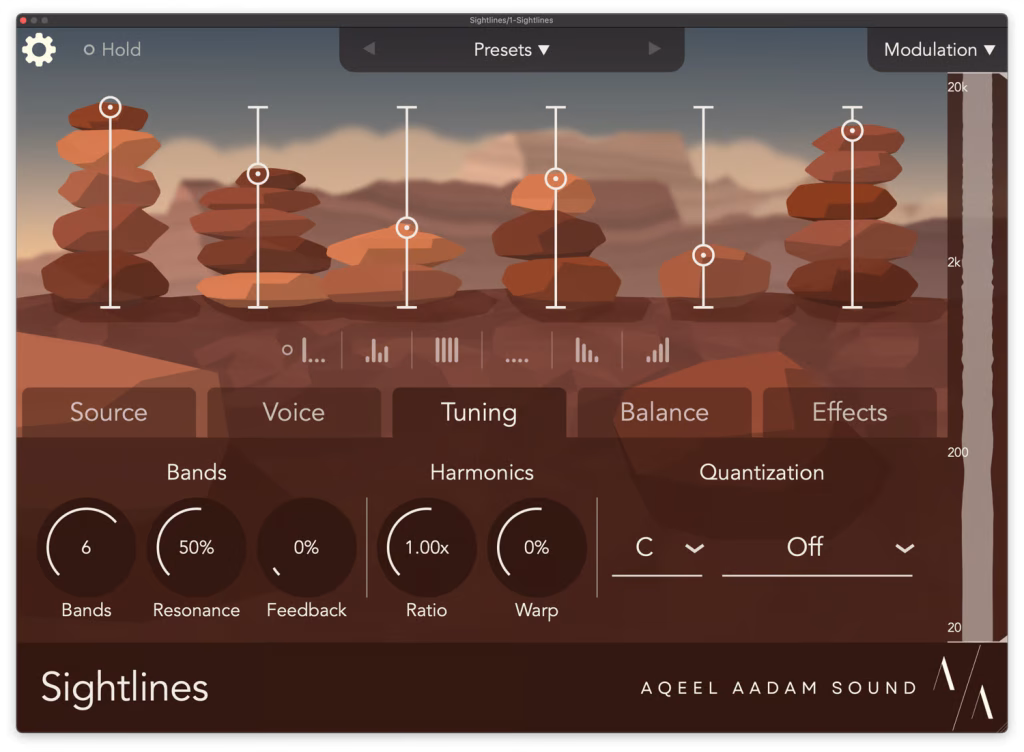 Aqeel Adam Sound Sightlines - GUI