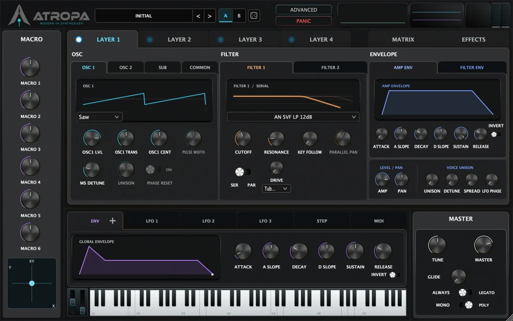 Soundrave Atropa - GUI