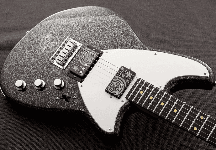 Reverend Billy Corgan Signature Z-One Infinite Sadness Edition / Black Sparkle - vue de face 2