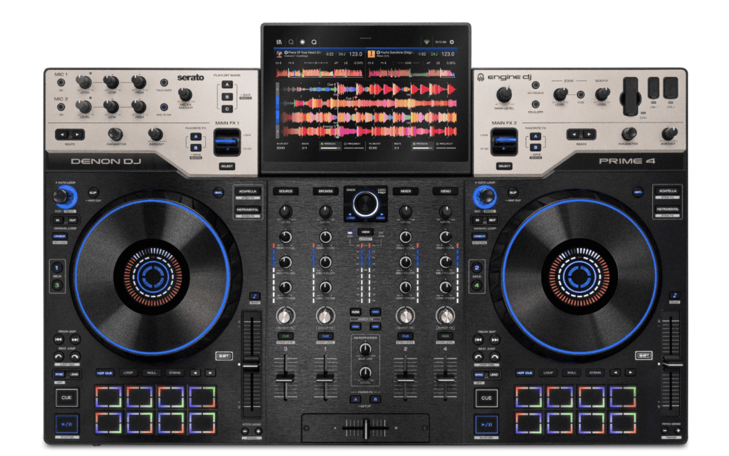 Denon DJ Prime 4 G2 - face supérieure