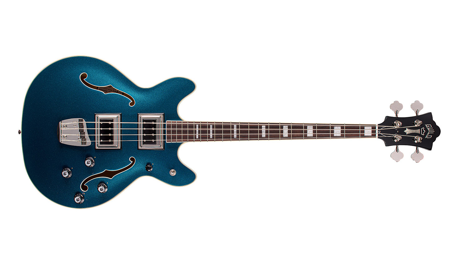 Guild Starfire Deluxe Bass / Teal the Deal - vue de face
