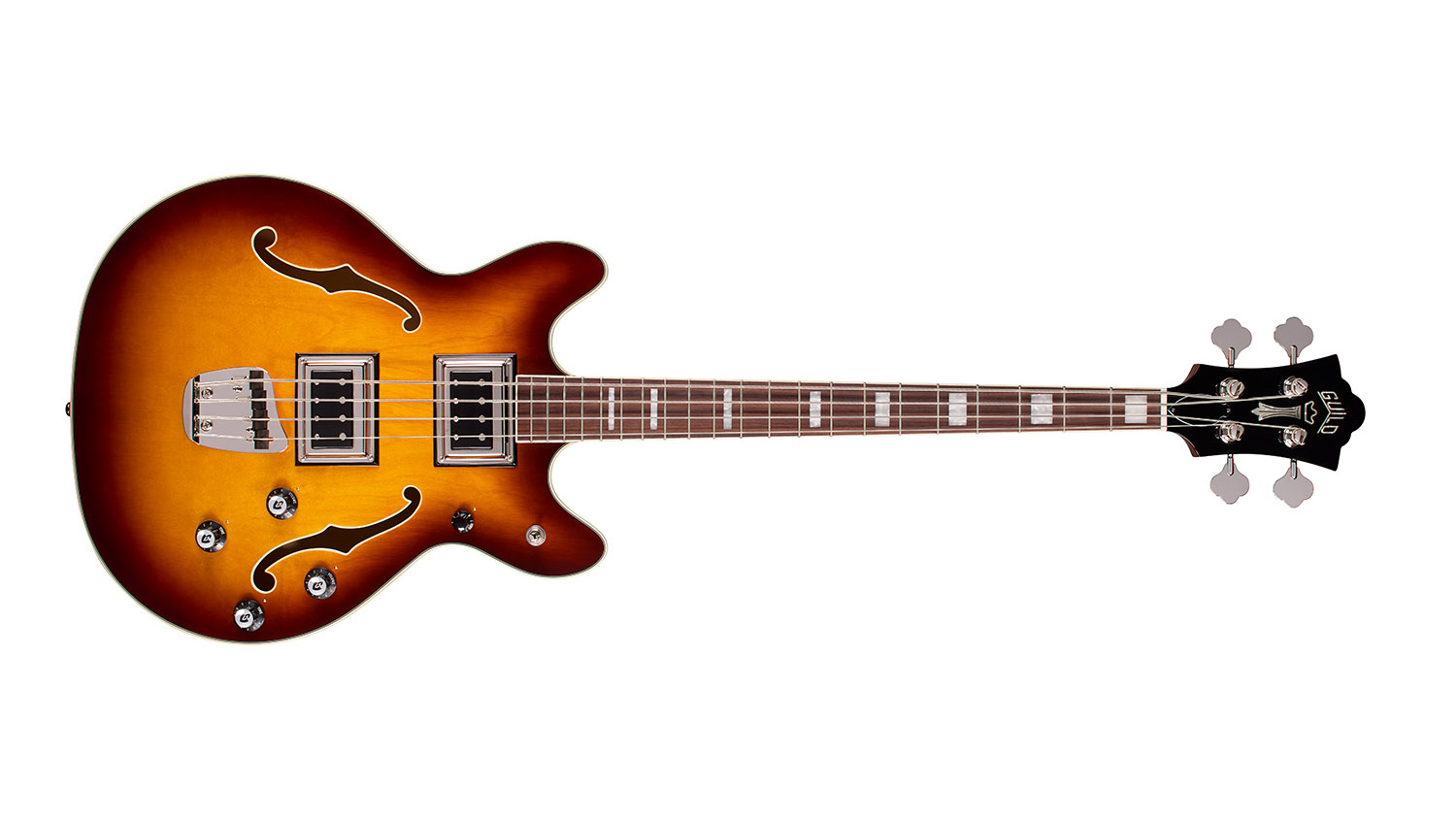 Guild Starfire Deluxe Bass / Sweet Tea - vue de face