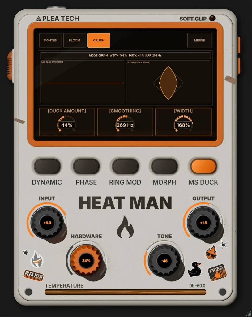 Plea Tech Audio Heat Man / GUI