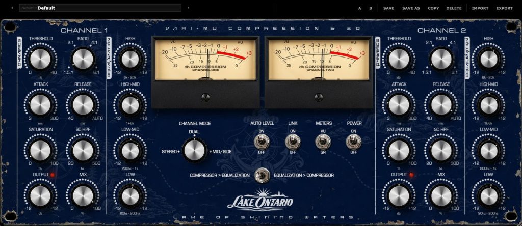 M Media Audio Lake Ontario / GUI