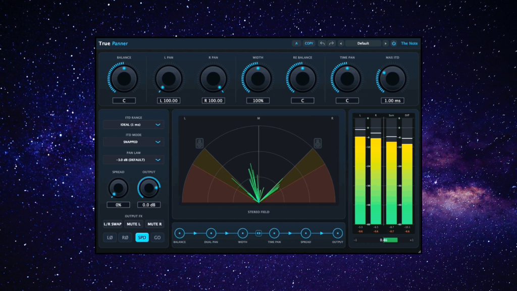 The Note Audio True Panner / Vignette