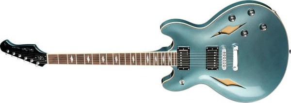 Harley Benton HB-35TL / Pelham Blue - vue de face