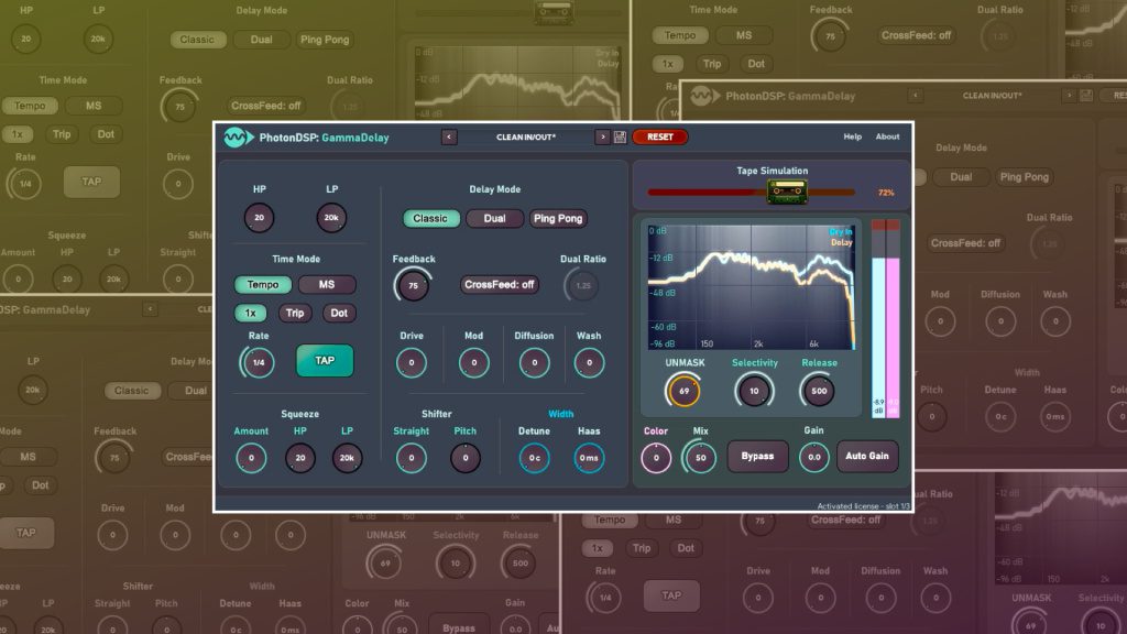 PhotonDSP GammaDelay / Vignette