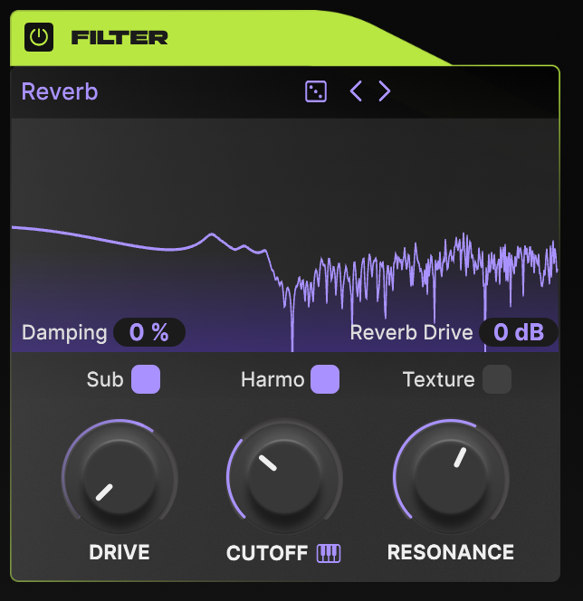 Pure SUB - Filter Reverb
