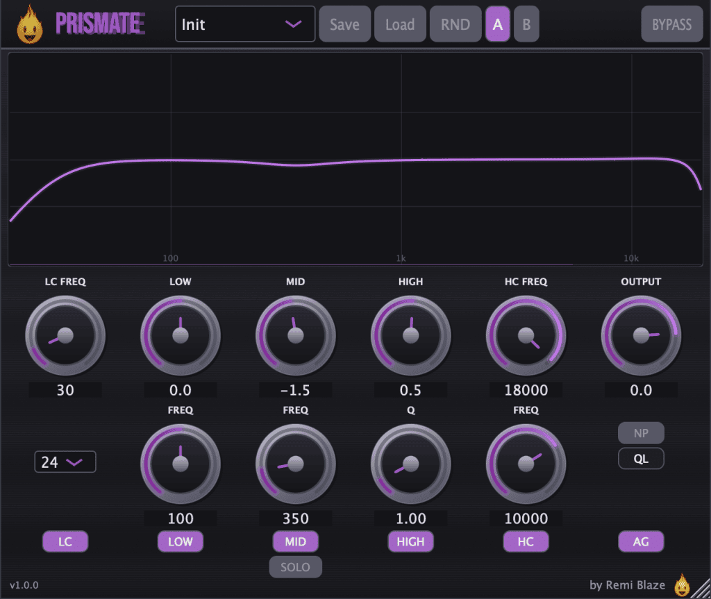 Remi Blaze Prismate / GUI