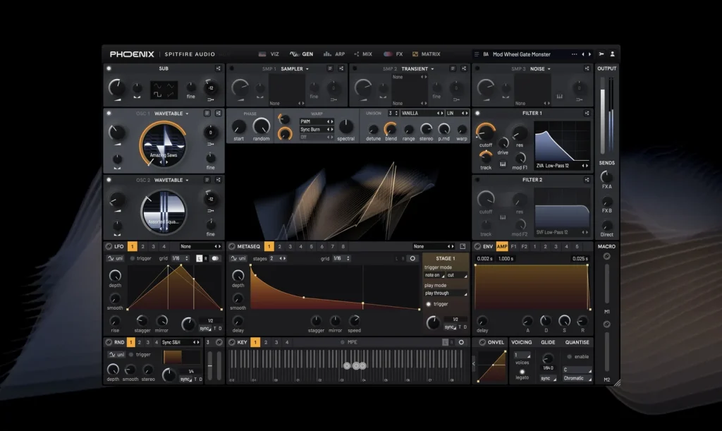 Spitfire Audio Phoenix / GUI