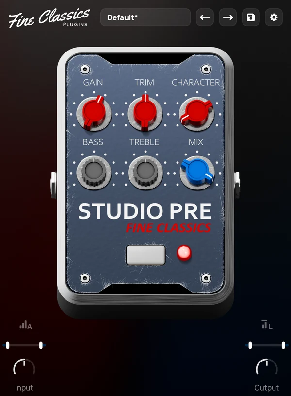 Fine Classics Plugins Studio Pre / GUI