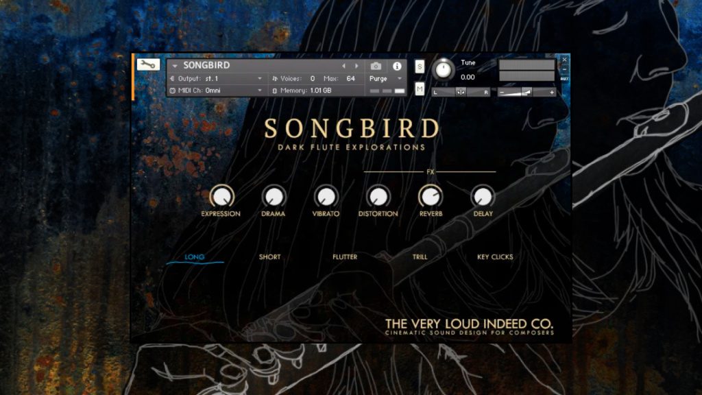 The Very Loud Indeed Co. Songbird: Dark Flute Explorations - Vignette