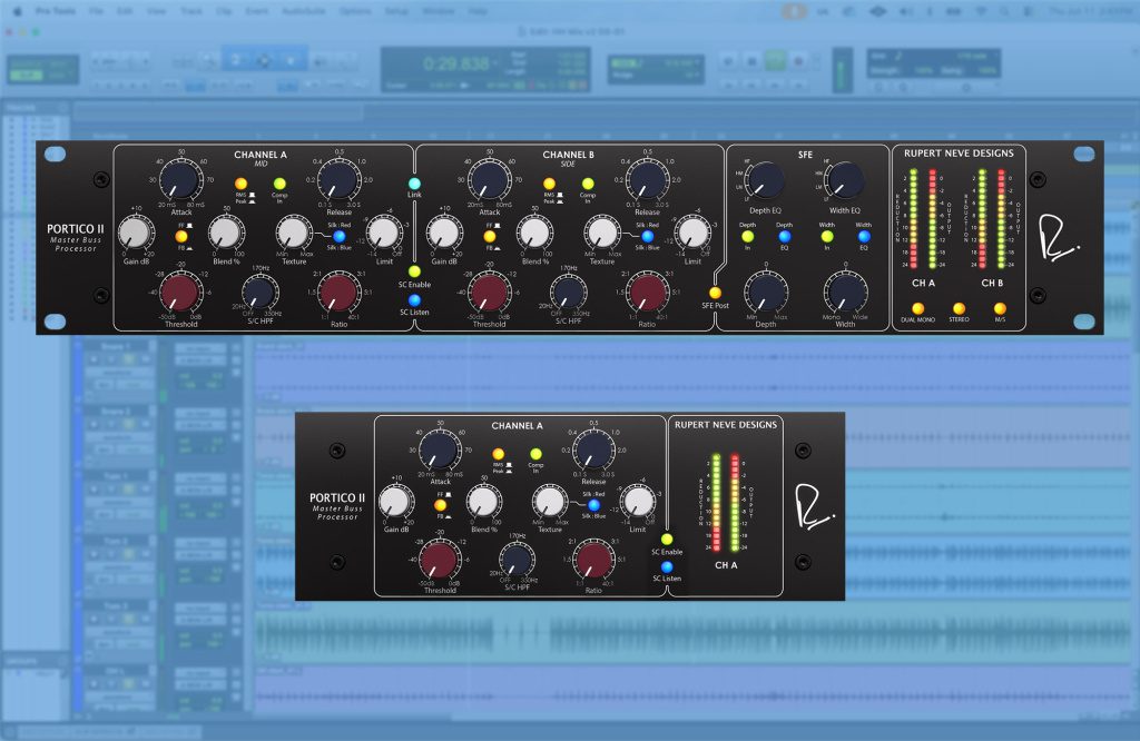 Rupert Neve Designs Portico II Master Buss Processor / GUI