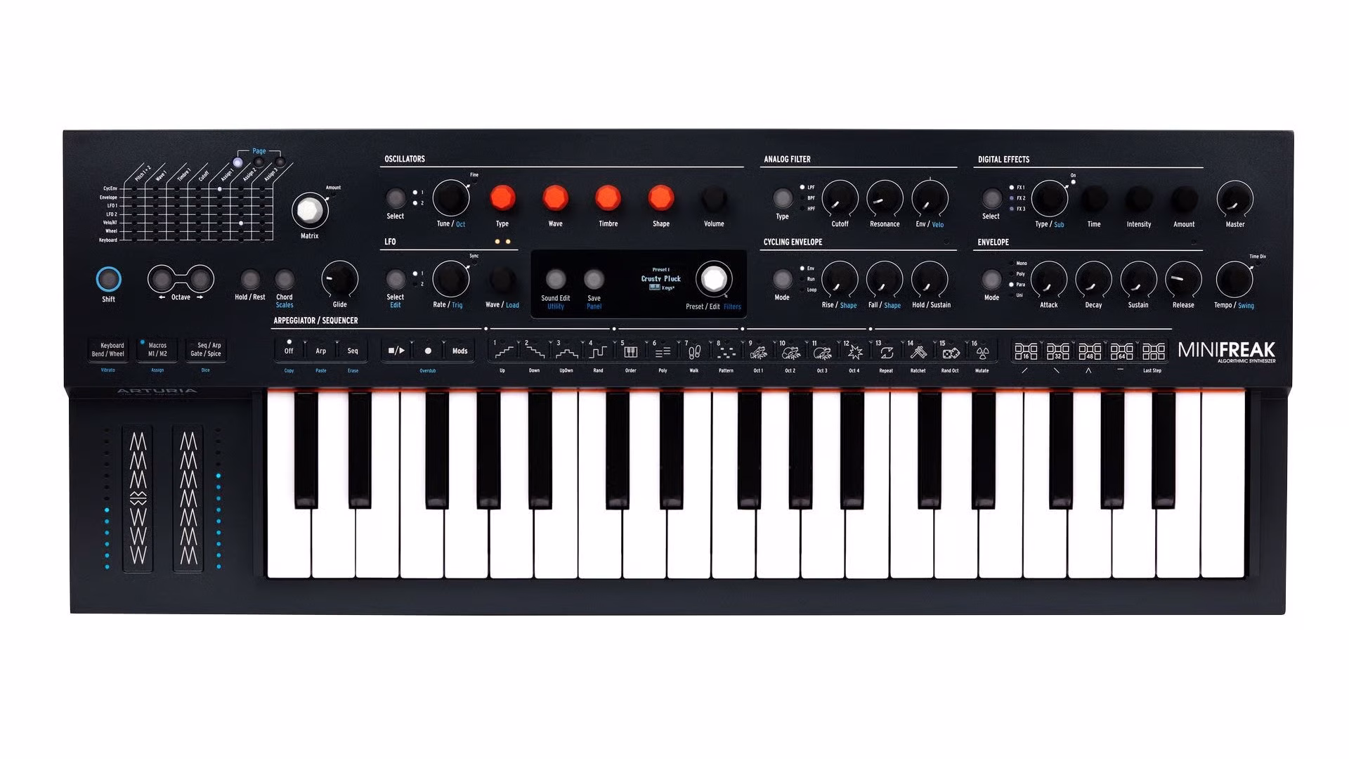 Arturia MiniFreak 49 / Vue de face