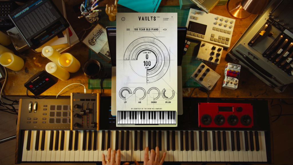 The Crow Hill Company Vaults - 100 Year Old Piano / Vignette