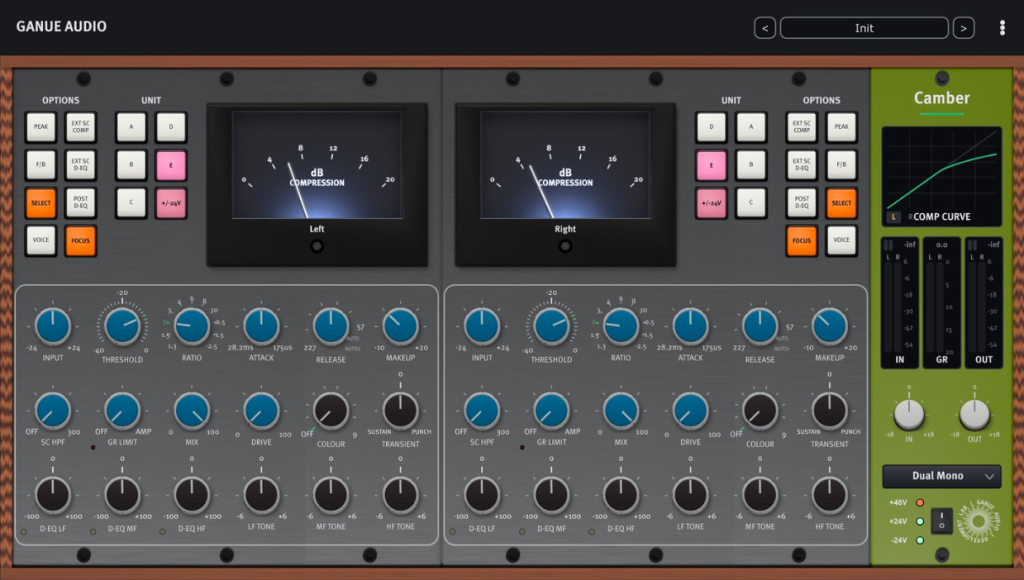 Ganue Audio Camber / GUI